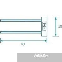 Маргроид Ferrum Cook СНШ 18*40 Белый матовый, скрытого монтажа, таймер справа