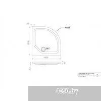 Maroni Низкий полукруг 100х100