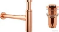 Wellsee Drainage System 182122002 (сифон, донный клапан, розовое золото)