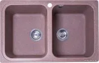 Кухонная мойка GranAlliance G-53 (терракот, без сифона)