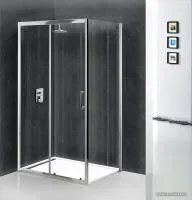 BelBagno UNO-AH-1-100/90-C-Cr (прозрачное стекло)