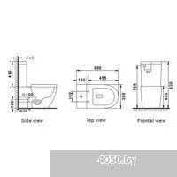 Roxen Antares Rimless Soft Close 600185-01