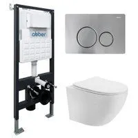 Abber Bequem AC1100T-AC0105-AC0121MCH (с кнопкой смыва)
