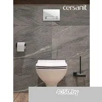 Cersanit Carina New Clean On с инстал. Link Pro (с кнопкой Estetica 64111 белый/хром)