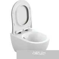 Cersanit Brasko Slim 64824 + Aqua Prime М 50 68179 с кнопкой Twins 63525 (кнопка черный матовый)