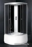 Душевая кабина Coliseum Simple T-80 (белое/матовое стекло)