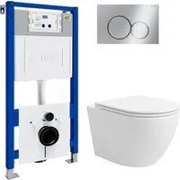 Lauter Vortex 2110830 с кнопкой 219701E (круглая, хром)