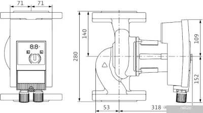 Насос Wilo Yonos MAXO 50/0,5-9