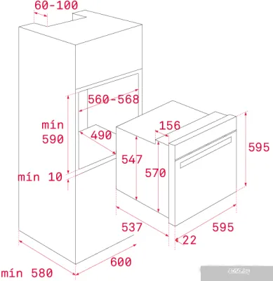 TEKA HBB 720 (черный) [41560200]