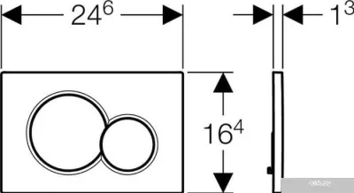 Панель смыва Geberit Sigma 01 115.770.11.5 (белый)