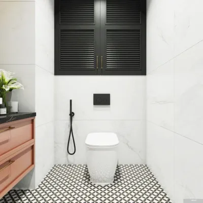 Унитаз Lavinia Boho Relfix Bell Pro 5 в 1 87060212 (черный пластик)