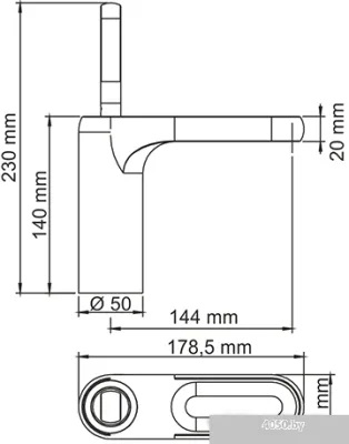 Смеситель Wasserkraft Kammel 1803