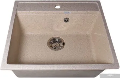 Кухонная мойка GranAlliance G-21 (бежевый, без сифона)