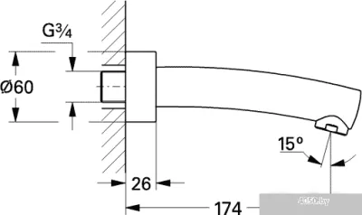 Излив Grohe Tenso 13135000