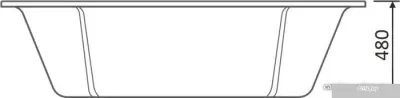 Ванна Belux Омега 1700 (169x75)