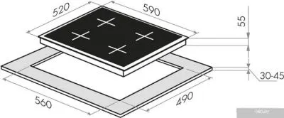 MAUNFELD EVSI594FL2SBK