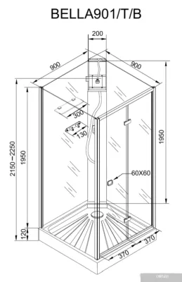 Cerutti Spa BELLA901T 90x90
