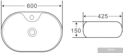 Умывальник BelBagno BB1151