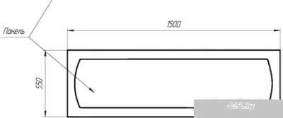 Ванна 1Марка Modern 150x70