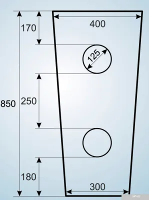 Умывальник Gid Nb131wgs (белый глянцевый под камень)