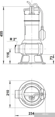 Насос Grundfos Unilift AP 50B.50.08.A1.V