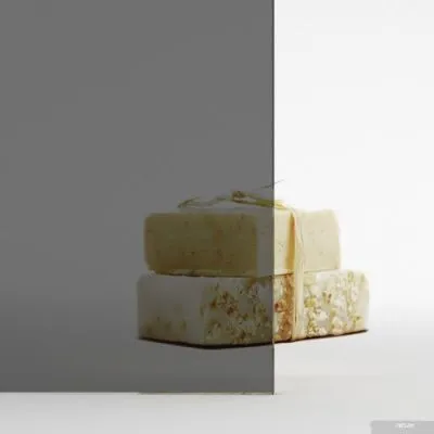 Coliseum ТМ 90 90x90 (белый/тонированное стекло)