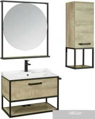 Акватон Зеркало Фабрик 80 1A242602LTDY0 (дуб кантри)