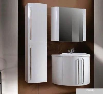 Belux Шкаф-пенал Рото ПН40 (белый, правый)