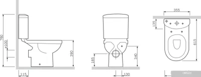 Унитаз AM.PM Sunny C878607SC