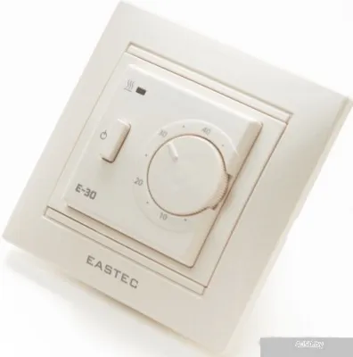 Терморегулятор Eastec E-30 механический (кремовый)