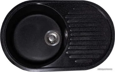 Кухонная мойка GranAlliance G-30 (черный, без сифона)