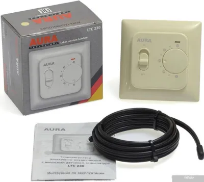 Терморегулятор Aura LTC 230 (кремовый)