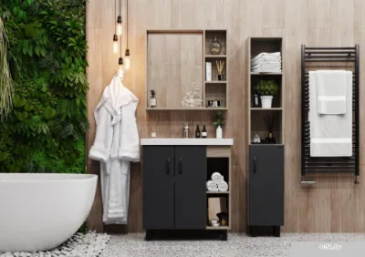 Onika Тумба под умывальник Тимбер 70.10 107057 (серый матовый/дуб сонома)