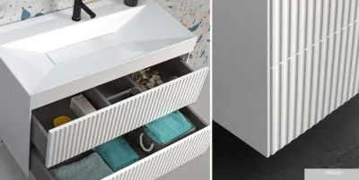 Belux Тумба под умывальник Сиртаки НП 60-02 (1, белый глянцевый)