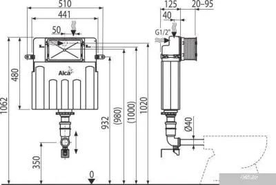 Alcaplast AM112 Basicmodul