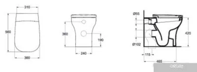 Унитаз Ideal Standard Active [T316701]