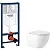 Saniteco KW-9003W Rimles + GROHE Rapid SL 38721001