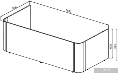 Ванна Astra-Form Прима 185x90
