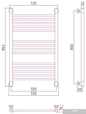 Сунержа Богема+ прямая 800х500 12-0220-8050