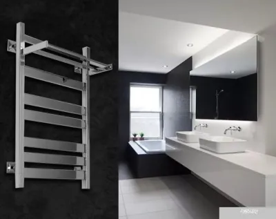 Полотенцесушитель Ростела Квадро V 50+ 1/2 40x80 см