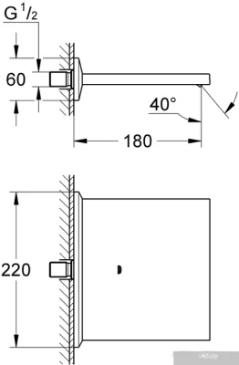 Излив Grohe Allure Brilliant 13319000