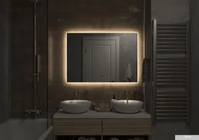 Континент Зеркало Trezhe LED 120x70