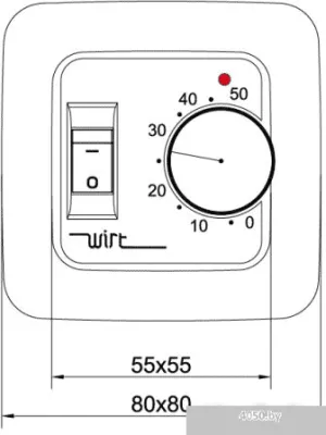 Терморегулятор Wirt ТРЛ-02