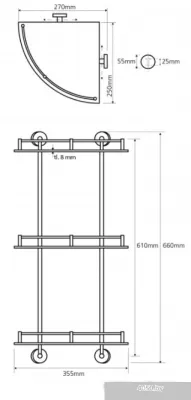 Bemeta Этажерка Omega 104202152