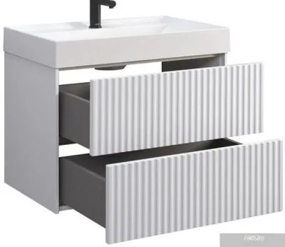 Belux Тумба под умывальник Сиртаки НП 70-02 (1, белый глянцевый)