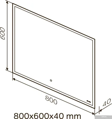 AM.PM Зеркало Spirit 2.0 80 M71AMOX0801SA