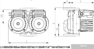 IMP Pumps GHNDbasic II 80-120F PN10