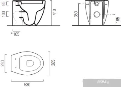 Унитаз GSI Modo [771311]