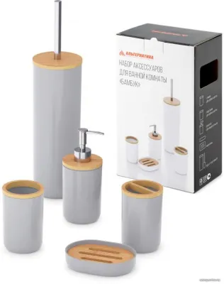 Альтернатива Бамбук М8169 (серый)