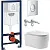 Grado GD-W204T + GROHE Rapid SL 38721001 (с кнопкой смыва)
